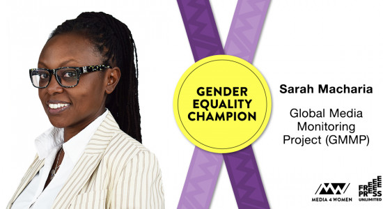 Gender Equality Champion -  Sarah Macharia